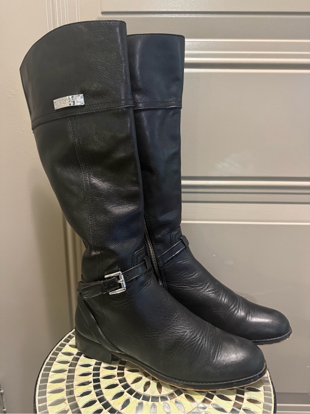 Coach Micah Leather Equestrian Riding Boots